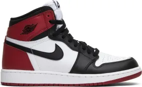 Air Jordan 1 Retro BG Black Toe 2016, white