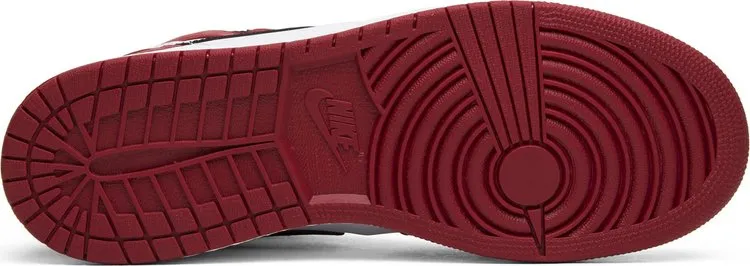 Air Jordan 1 Retro BG Black Toe 2016, white