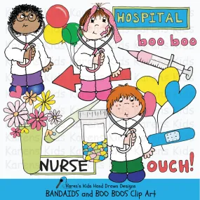 Clip Art Bandaids and Boo Boos