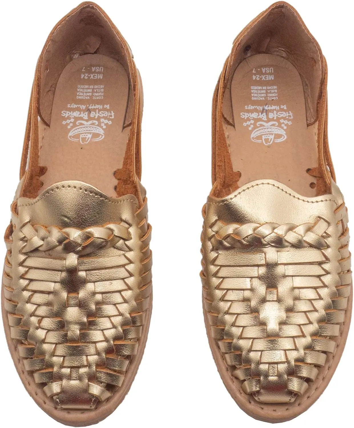 Fiesta Brands Mexican Sandals Boho Huaraches Mexicanos Para Mujer Women Leather Artisan Made Shoes