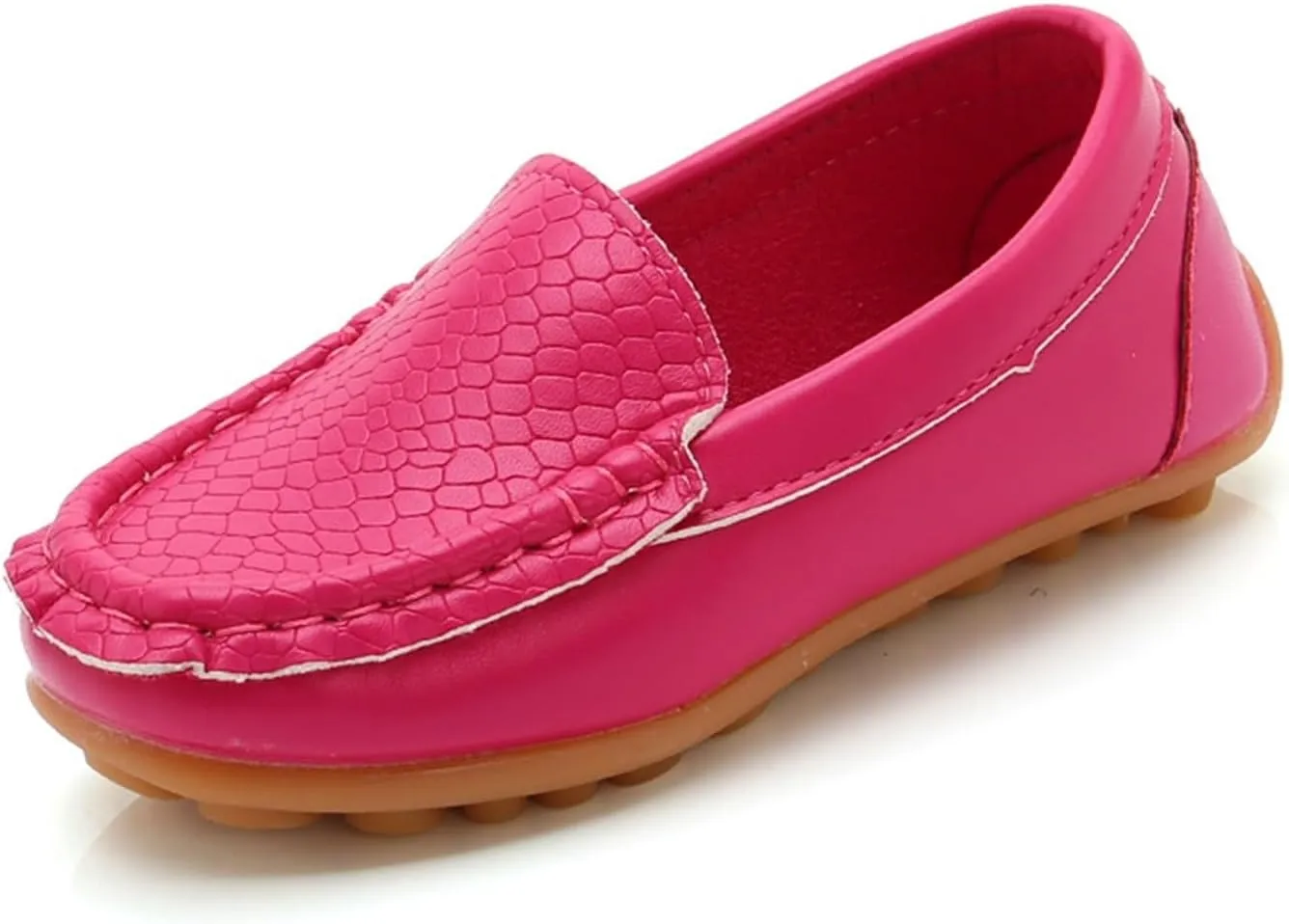 Generic Kids Pink Loafers - Sneakers - Size 1-13, 10-12 - Both Genders - LED Insole - Moderate Cushioning - Casual - Pink