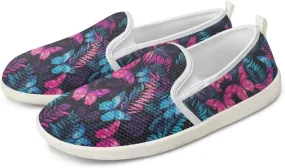 Jeiento Womens Tropical Style Slip-On Loafers Dressy Shoes Non Slip Walking Flat Shoes