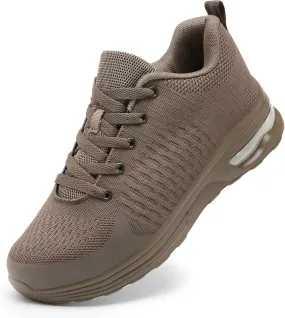 LUPWEE Steel Toe Shoes for Men Women, Slip Resistant Safety Work Shoes Puncture Proof Comfortable Indestructible Sneakers with Specialized Work Insole for Industry Construction Warehouse