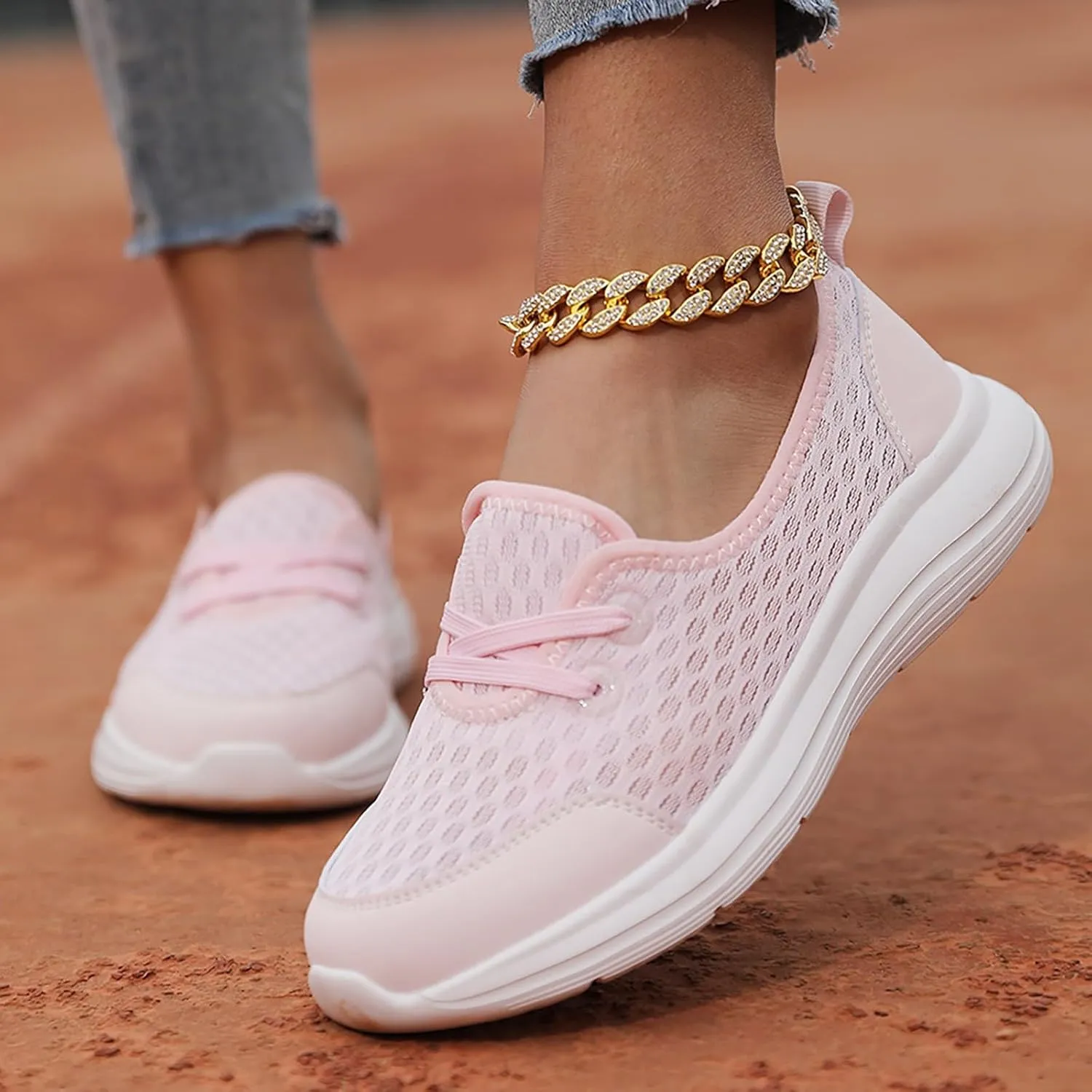 Non Slip Work Shoes Women Food Service Casual Shoes Slip On Men's Fashion Sneakers Running Lightweight Tennis Non Slip White Basketball Shoe Loafers Shoe