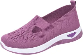 Orthopedic Casual Walking Shoes for Women Slip On Sneakers with Arch Support Comfortable Loafers Plantar Fasciitis Relief Foot Pain Diabetic
