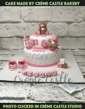 Teddy Quilt Pattern Design Cake