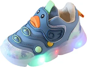 Toddler Girls Light Up Shoes Sports Shoes 1 3Years Baby Boys Led Light Luminous Running Sport Boots Shoes Gift (B-1, 2-2.5 Years Toddler)