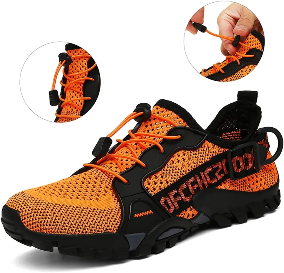Water Shoes Men Women Outdoor Hiking Shoes Quick Drying Beach Aqua Shoes Travel Trekking Walking Climbing Sneakers