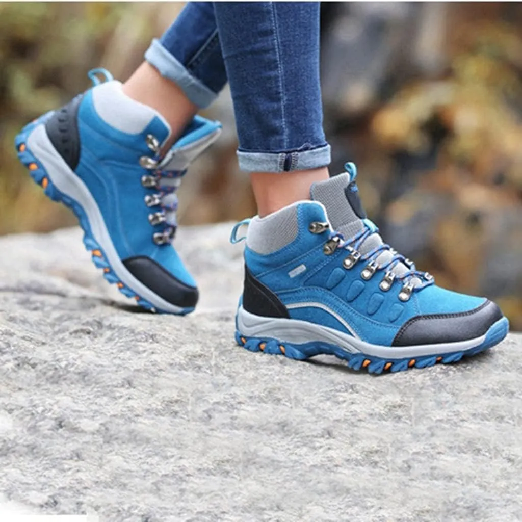 Women's Waterproof Hiking Shoes Outdoor Running Trail Hiker Non-Slip Casual Climbing Backpacking Shoes