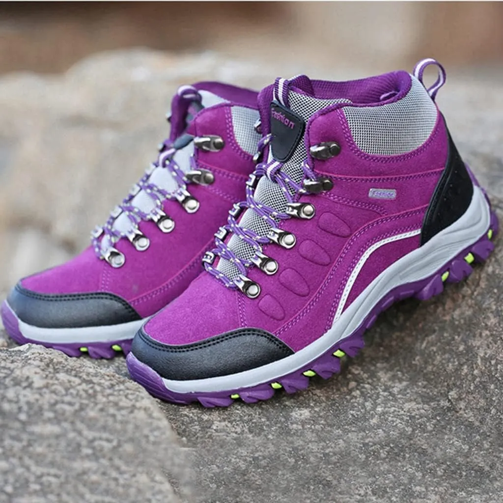 Women's Waterproof Hiking Shoes Outdoor Running Trail Hiker Non-Slip Casual Climbing Backpacking Shoes
