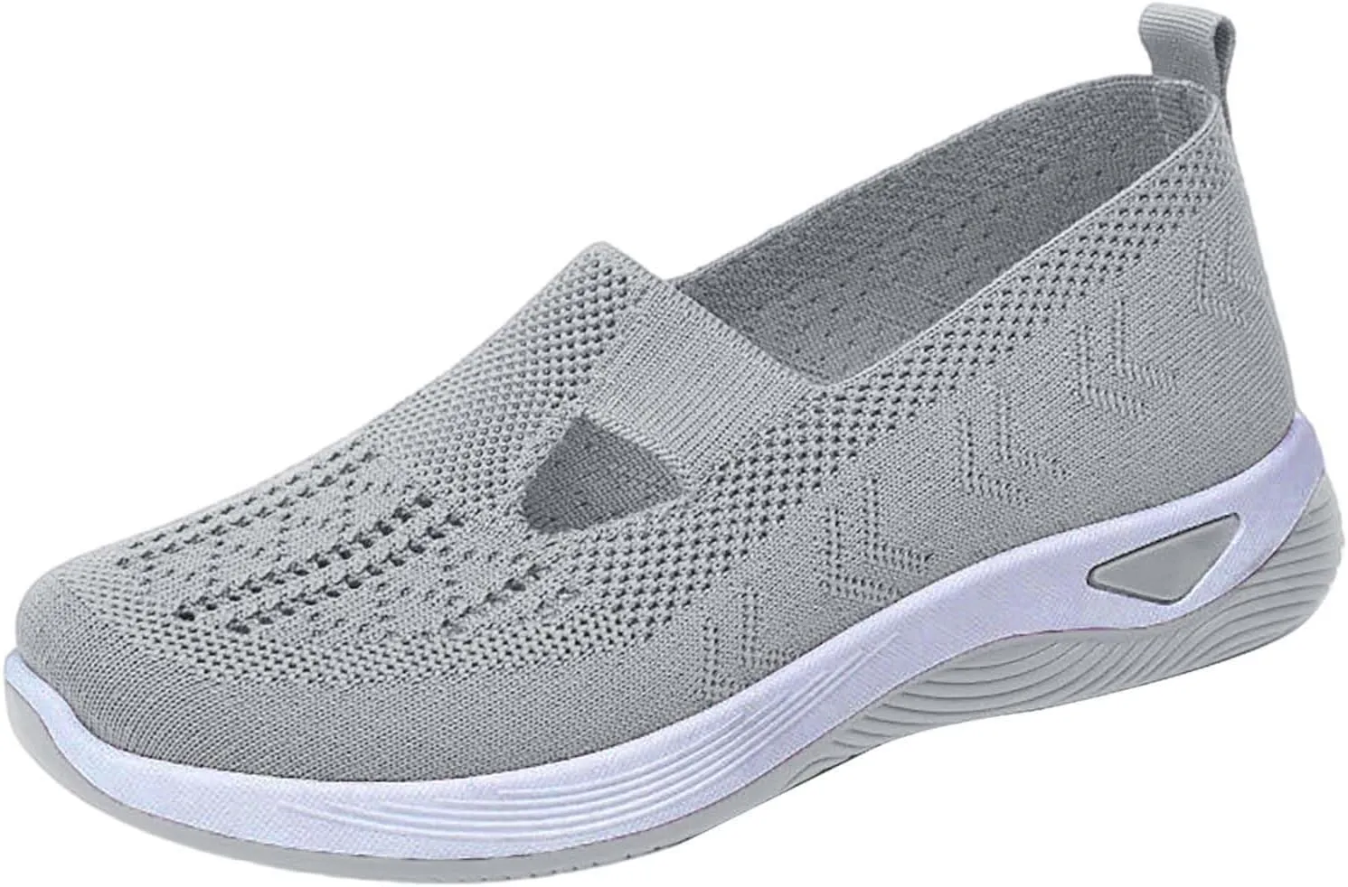 Women's Woven Orthopedic Breathable Soft Walking Running Shoes for Men Wide Feet Men's Shoes Casual Slip On Sneakers Black Tennis Shoe Loafers Shoe