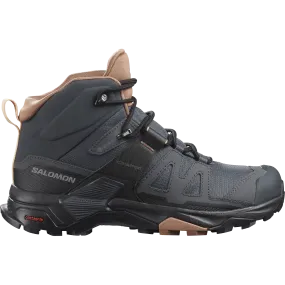 X ULTRA 4 MID GTX Women Outdoor Shoes in Ebony / Mocha Mousse / Almond Cream