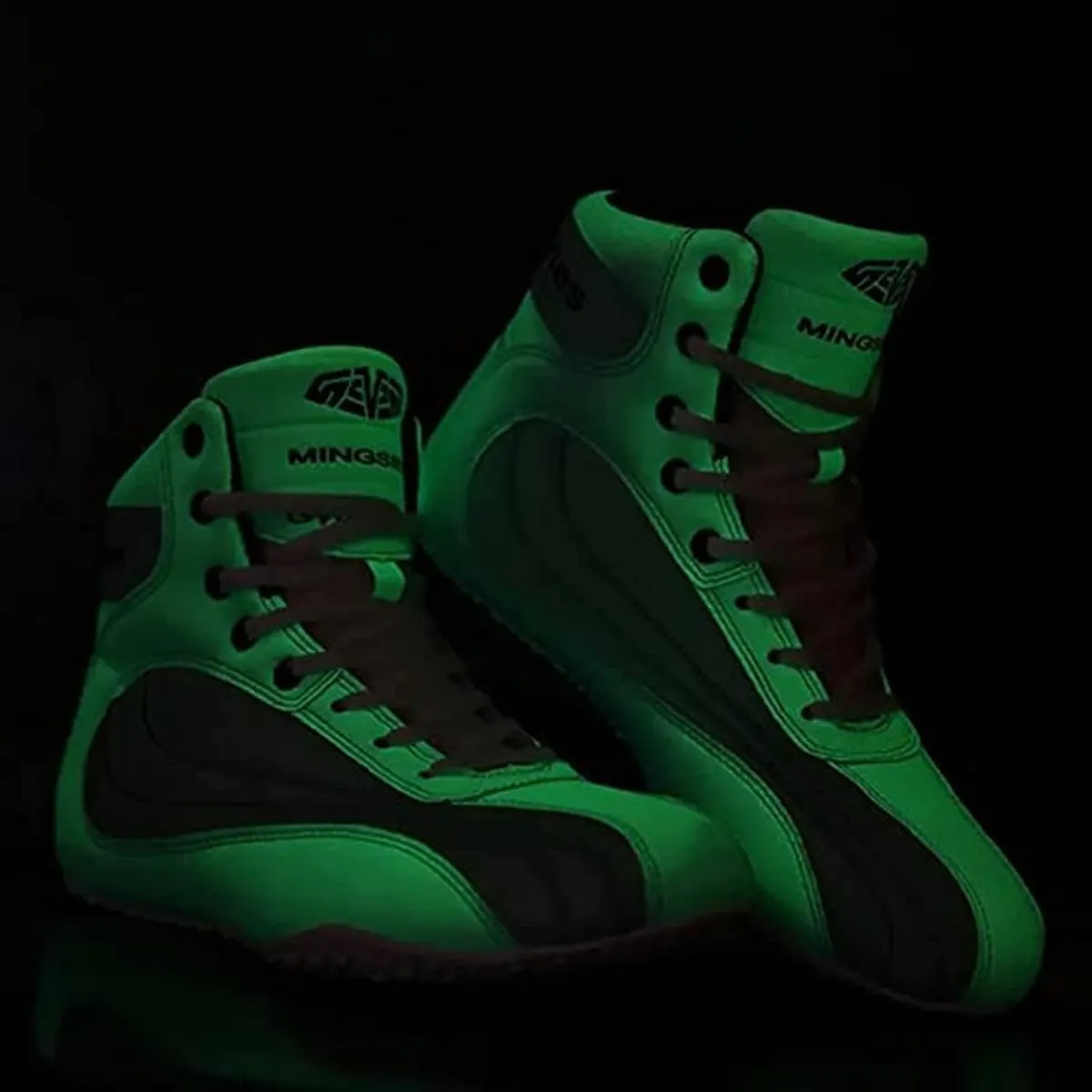 Youth Sports Boxing Shoes Breathable Men??s Wrestling Shoes Fitness Sanda Shoes Ankle Guard Squat Shoes Non-Slip Fighting Shoes High-top Training Competition Shoes for Men Bodybuilding Boots